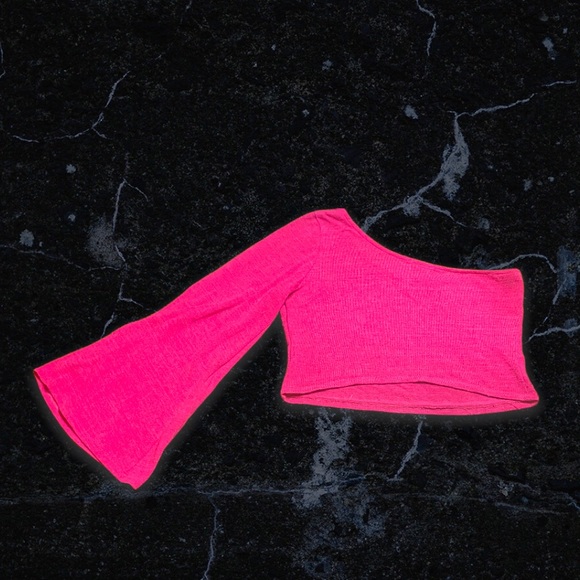 PS Fashion Nova One Sleeve Disco Top - Picture 2 of 2